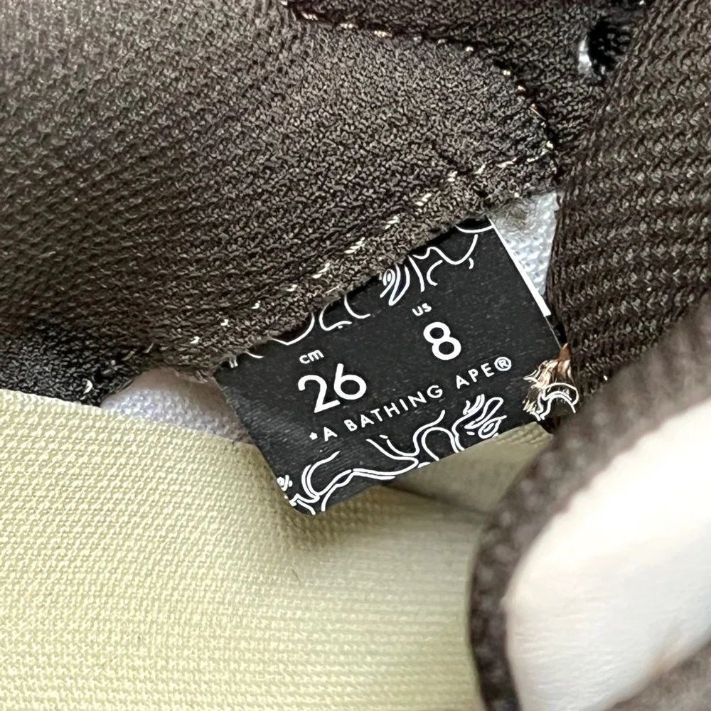 Bape Roadsta Year of the Tiger Camo Off White Black A Bathing Ape 1I20-291-003 - Picture 6 of 11